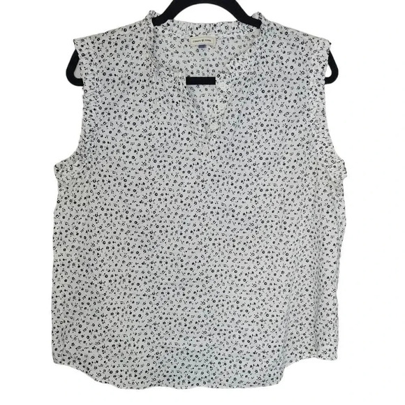 ‎Court & Rowe Black and White Floral Blouse - Picture 1 of 6